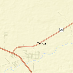 Telica Street Map