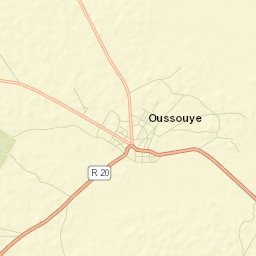 Oussouye Street Map