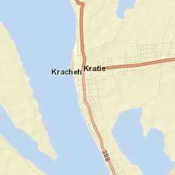 Kratié Street Map