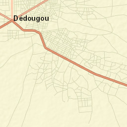 Dédougou Street Map