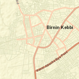 Birnin Kebbi Street Map