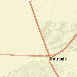 Koutiala Street Map