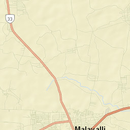 Malavalli Street Map