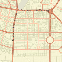 Kadiogo Province Street Map