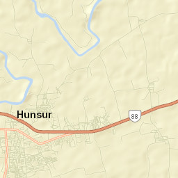 Hunsur Street Map