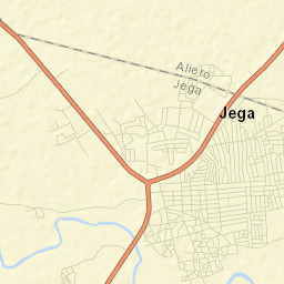 Jega Street Map