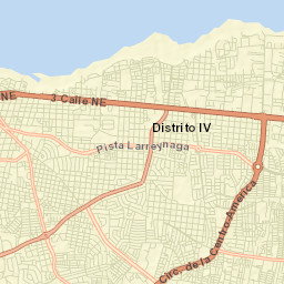 Managua Street Map