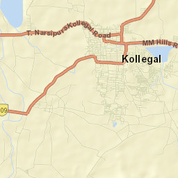 Kollegal Street Map
