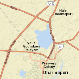 Dharmapuri Street Map