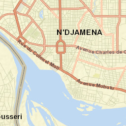 N'Djamena Street Map