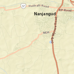 Nanjangud Street Map