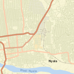Nyala Street Map