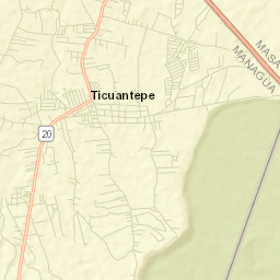 Ticuantepe Street Map