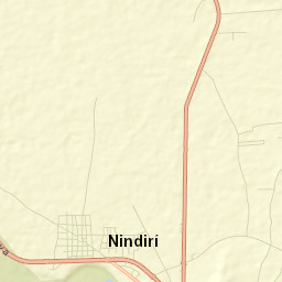 Nindirí Street Map