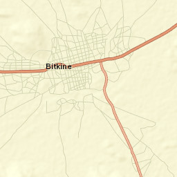 Bitkine Street Map