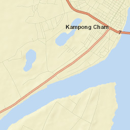 Kampong Cham Street Map