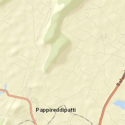 Papireddippatti Street Map