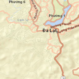 Ðà Lạt Street Map