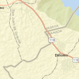 Municipio de San Juan de Oriente Street Map