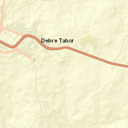Debre Tabor Street Map