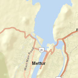 Mettur Street Map