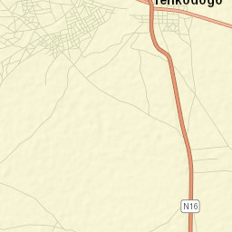 Tenkodogo Street Map