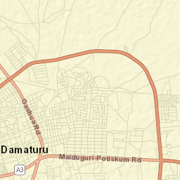 Damaturu Street Map