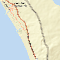 Khlong Yai Street Map