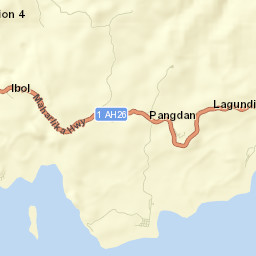 Pangdan Street Map