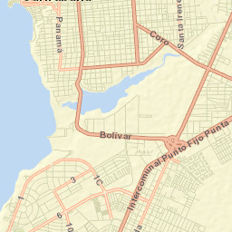 Punta Cardón Street Map
