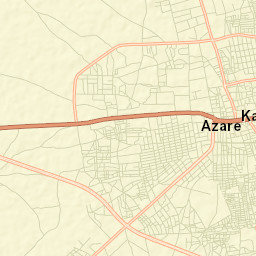 Azare Street Map