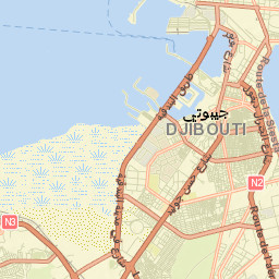 Djibouti Street Map