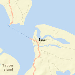 Batan Street Map