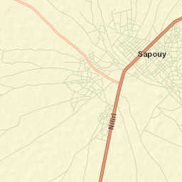 Sapouy Street Map