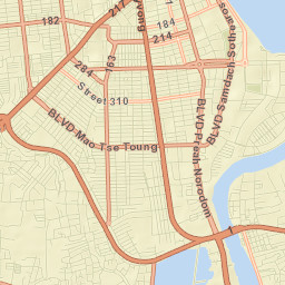 Phnom Penh Street Map