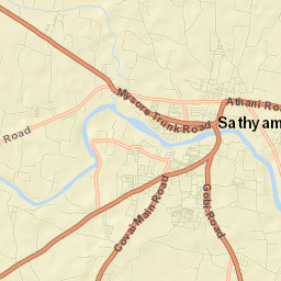 Sathyamangalam Street Map
