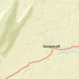 Gangavalli Street Map