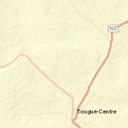 Tougué Street Map