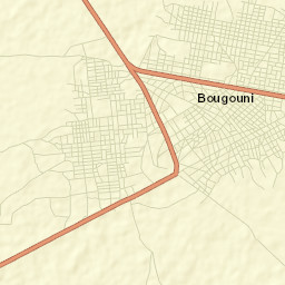 Bougouni Street Map