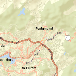 Ooty Street Map