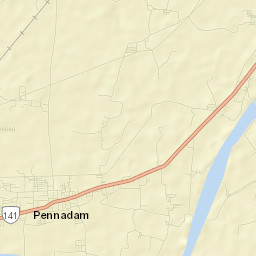 Pennadam Street Map