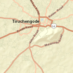 Tiruchengode Street Map