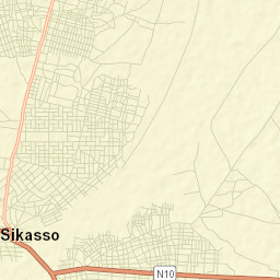 Sikasso Street Map