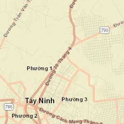 Tây Ninh Street Map