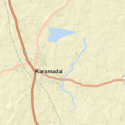 Karamadai Street Map