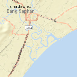 Bang Saphan Street Map