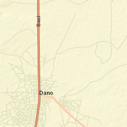 Dano Street Map