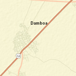 Damboa Street Map