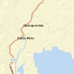 Quinapondan Street Map