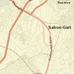 Zaria Street Map